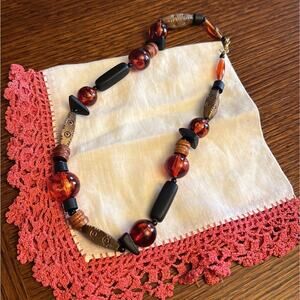 Vintage Beaded Boho Necklace